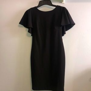 Calvin Klein Black Petite (8P) Midi Dress